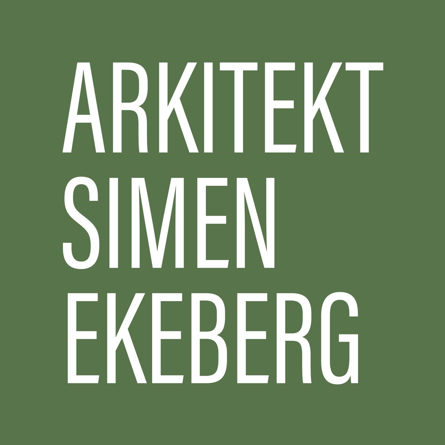Arkitekt Simen Ekeberg